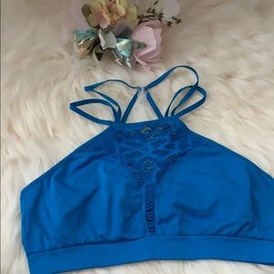 Turquoise sports bra